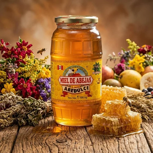 Miel de abeja natural Abedulce de los Andes peruanos