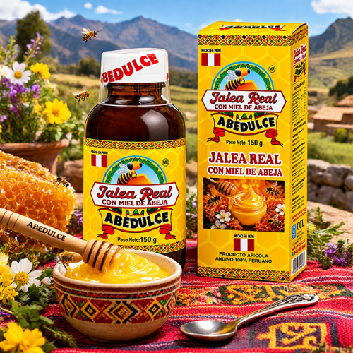 Miel de abeja natural Abedulce de los Andes peruanos